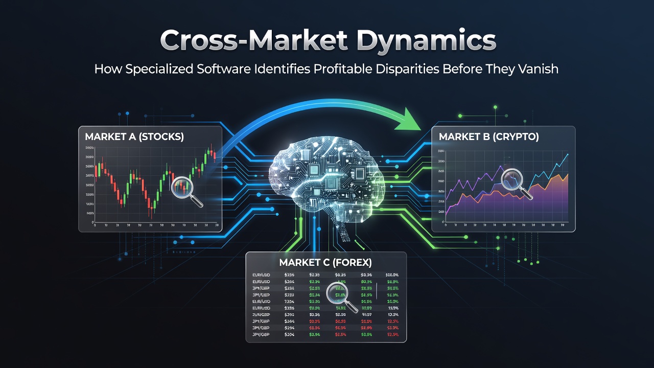 Specialized software dashboard displaying real-time cross-market odds disparities and arbitrage alerts