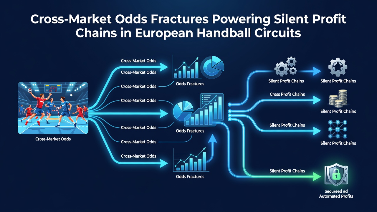 Multiple betting terminals showing live handball odds movements across European markets