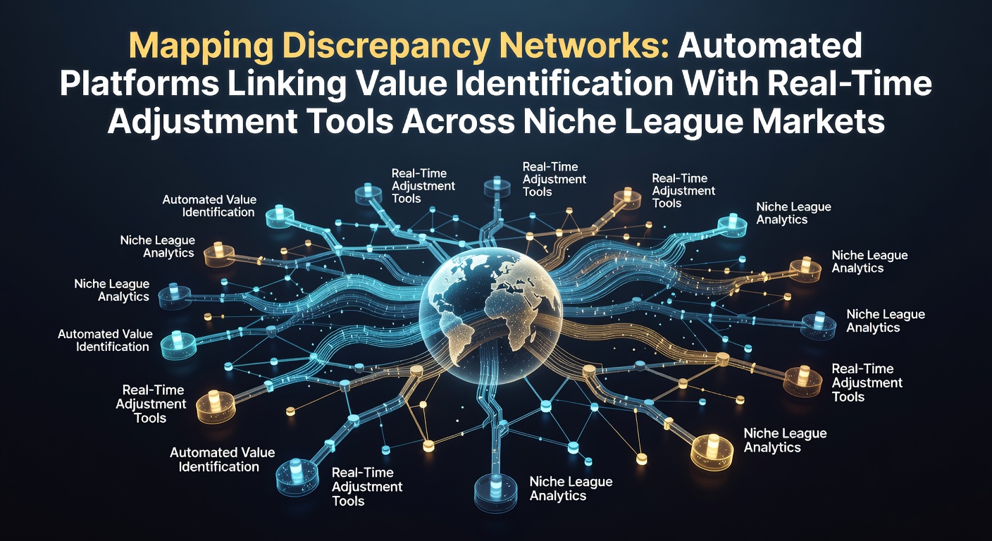 Automated platforms displaying real-time discrepancy maps across various niche league sports markets