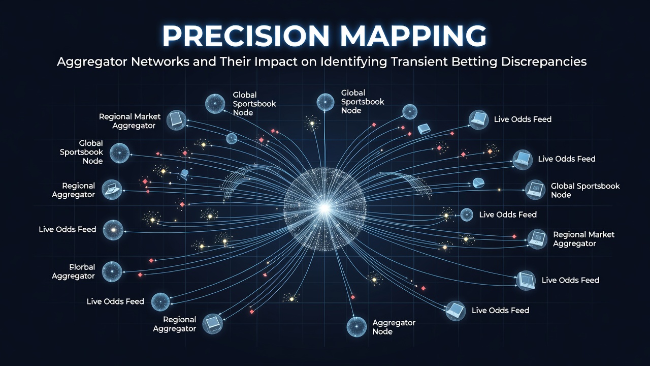 Aggregator networks collecting live odds data from multiple sources to detect fleeting discrepancies