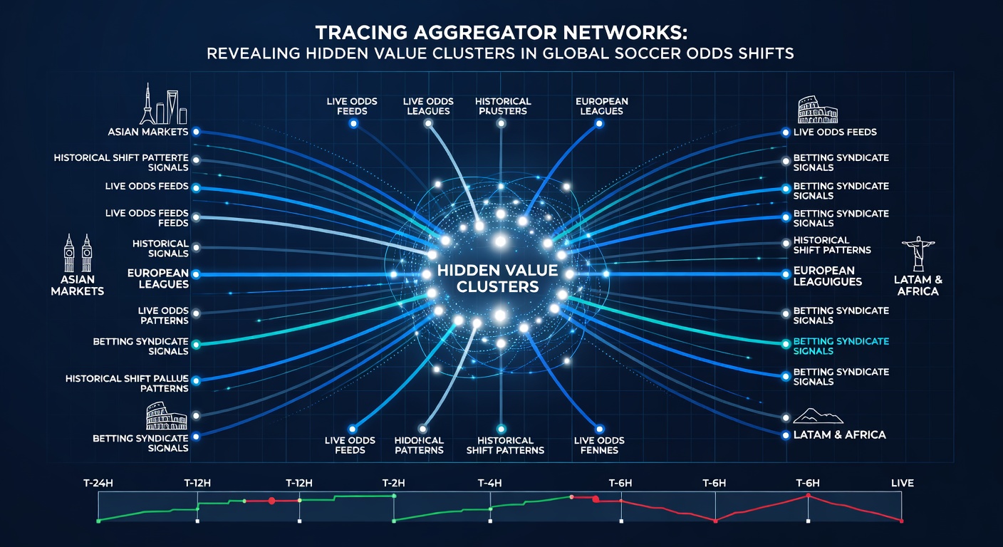 Global soccer odds networks revealing value patterns